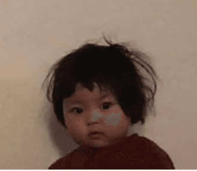 A childhood photo